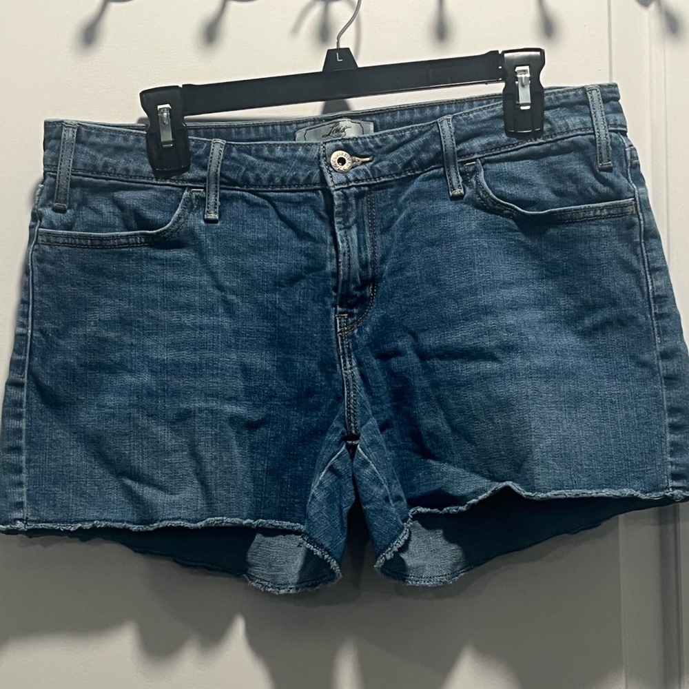 Levi’s Women’s Cut-Off Denim Shorts – Size 12 (EUC)